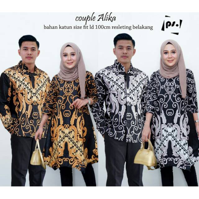 Batik Couple alika setelan batik kemeja batik dress batik setelan wanita kebaya modern