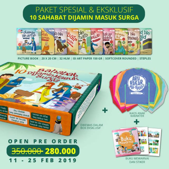 10 sahabat dijamin masuk surga