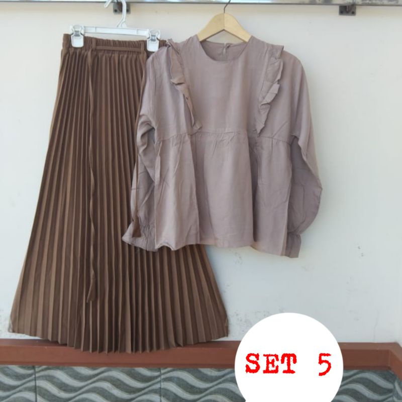 3 IN 1 REALPICK BLOUSE COTTON RAYON POLOS ORI+ROK PLISKIT PREMIUM