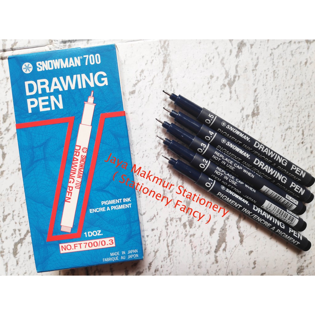 Drawing Pen Snowman No. FT700 (0.1 - 0.8 mm)