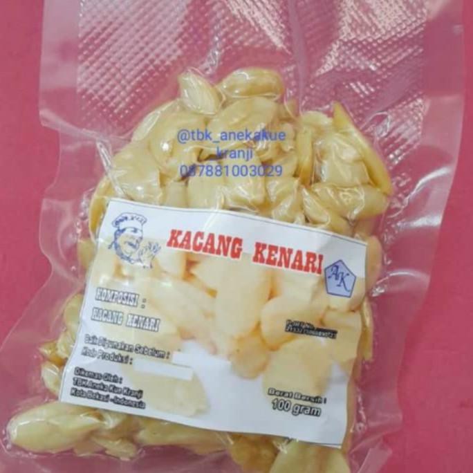 

TERLARIS KACANG KENARI 1 KG/MENTAH/KUPAS/100 GRX10 PC