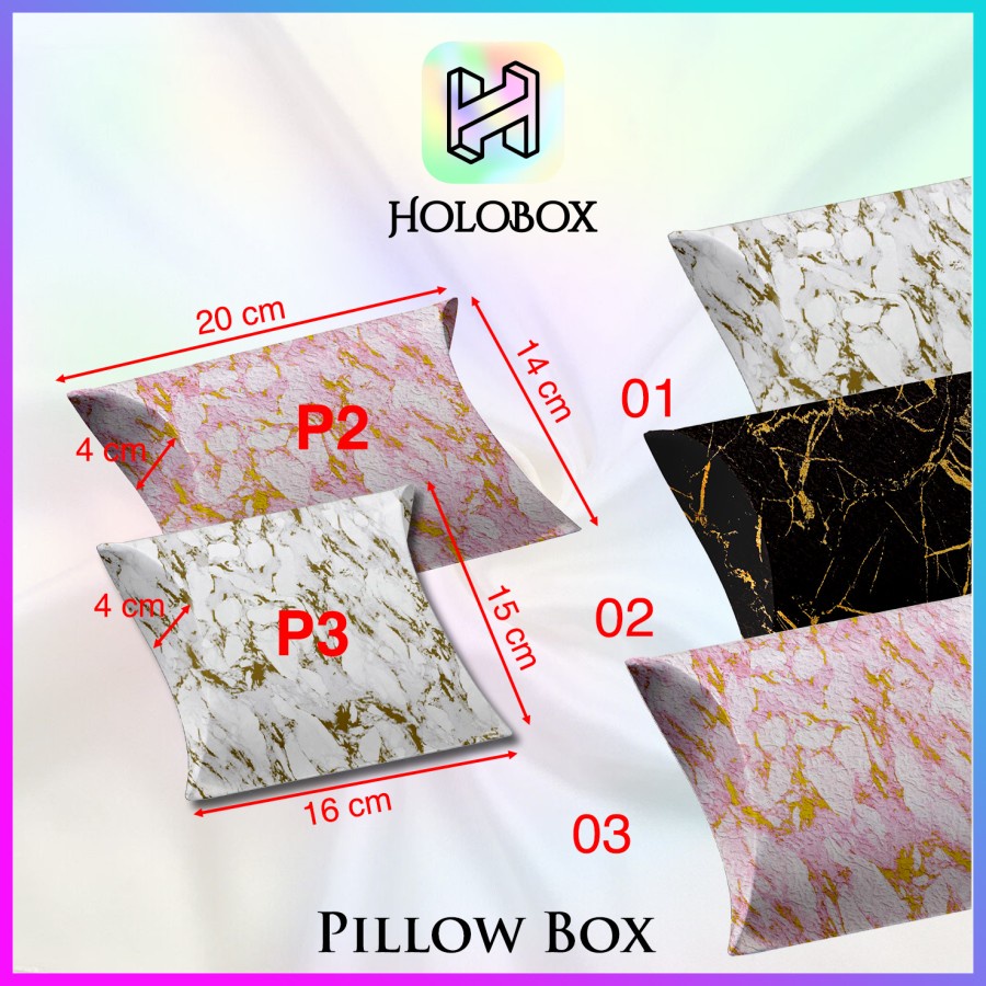 

Gift Box / Kotak Kado / Pillow Box / Packaging Hijab / P2