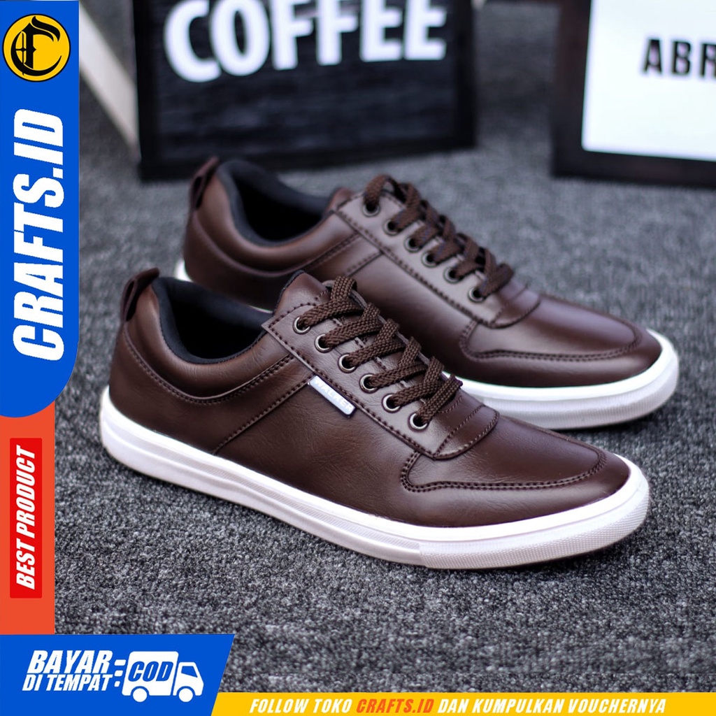 CRAFTS Tiagos - Sepatu Casual Sneakers Original Kerja Pria