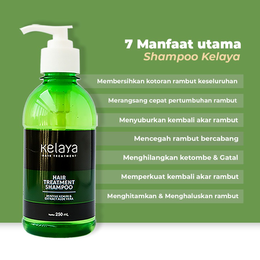 KELAYA HAIR TREATMENT SHAMPOO RAMBUT ANTI RONTOK