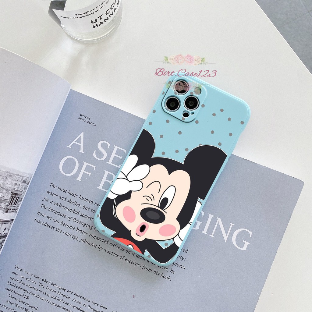 CASE CASING SOFTCASE SILIKON MACARON PELINDUNG KAMERA MICKEY MOUSE OPPO VIVO SAMSUNG XIAOMI REALME IPHONE ALL TYPE BC6044