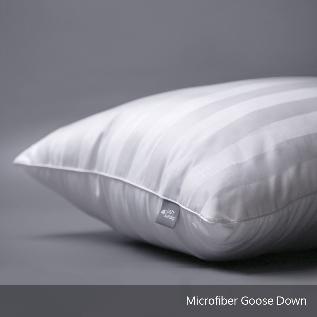 Bantal Tidur - Super Comfy Simple - Microfiber Goose Down - LAZY Sunday