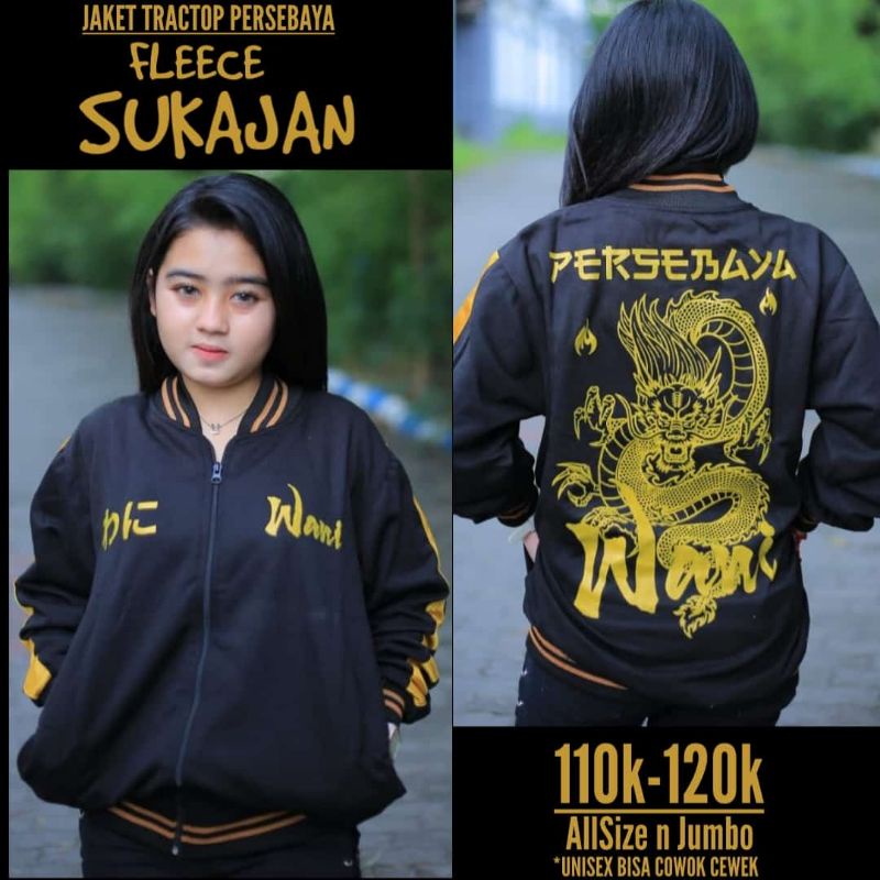 JAKET TRAKTOP PERSEBAYA  (premium)