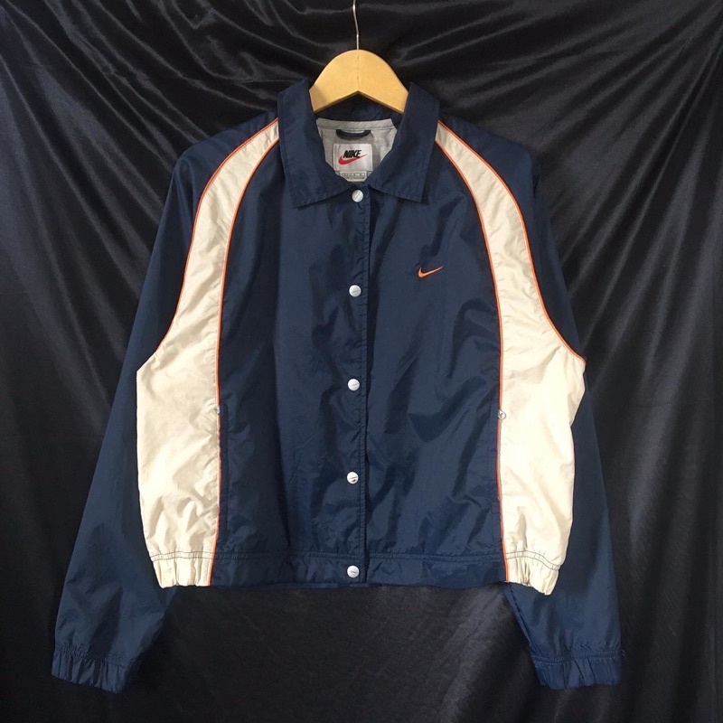 jaket nike vintage coach mini swoosh second bekas