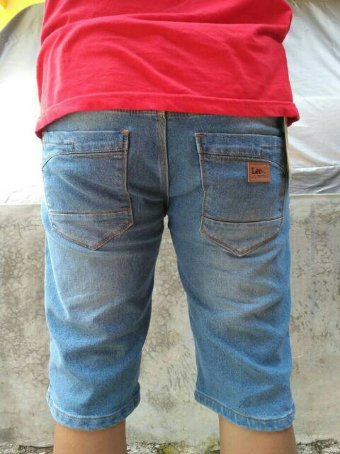 Jeans Pendek Cowok Stretch Distro Celana Keren Pria Slim Fit Size 27-38 NR_Outfit Official COD