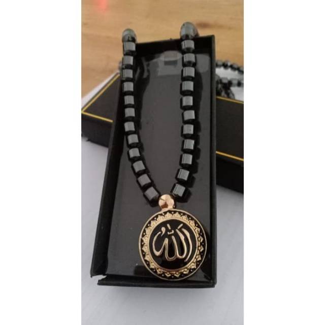 Kalung terapi kesehatan tasbih 6 mm tanpa box / kalung kesehatan