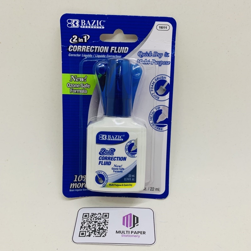 

Bazic 2in1 Correction w/ Foam Brush & Pen Tip