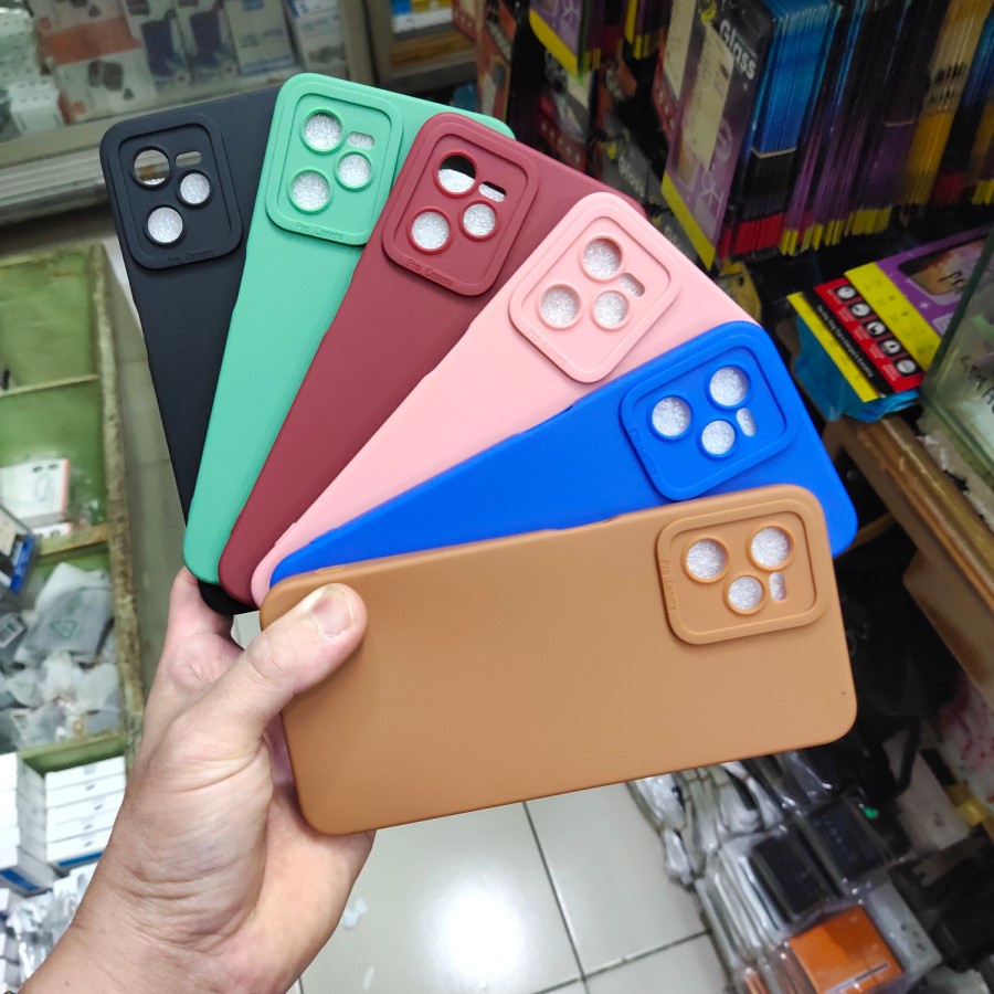 REALME C31 , REALME C25 , REALME C35 , OPPO A16K , REALME C55 karet softcase silikon model PRO CAMERA MACARON