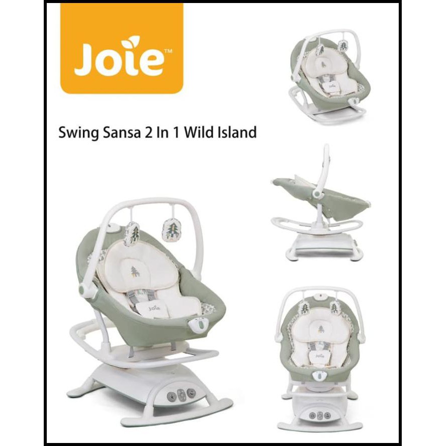 Joie Sansa 2 In 1 Wild Island Rocker Bouncer Baby Little Pumpkins Toys Shopee Indonesia