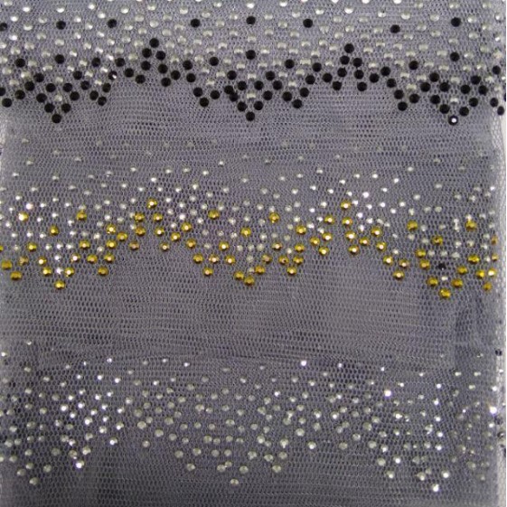 INNER HIJAB JILBAB DIAMOND BLINK BRUKAT PAYET TILE ZIGZAG PENGANTIN PESTA MODEL IKAT BKN CIPUT NINJA-GREY