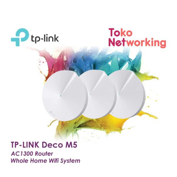 TP-LINK Deco M5 AC1300 Router The Most Secure Whole-Home Mesh Wi-Fi System