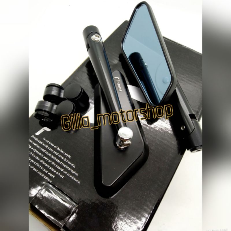 Spion Circuit Rizoma logo r CNC Aluminium Black series Universal Motor