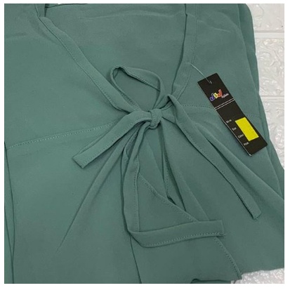 (COD) Maisha - Outer kalong - long cardigan baju tangan pendek pakai baju outer luaran wanita Outer Ceruty Polos Long Outer XXL Outer Seruty Outer Hijab Cardigan Outer fashion muslim shop fashion wanita outerwear cantik bayar di tempat-IJO WARDAH