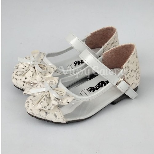Viyoy Sepatu Balet Anak  Model Brukat Mika Pita Flatshoes Terbaru