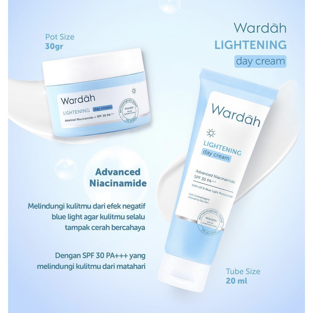 WARDAH LIGHTENING DAY CREAM 30gr ( NEW PACKAGING)