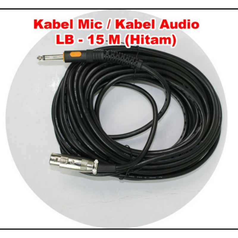 Kabel Mic 15 Meter / Kabel Microphone 15 Meter