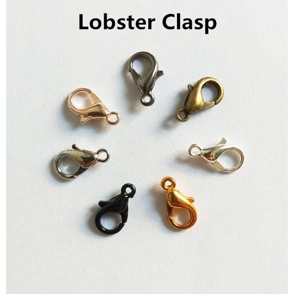 40Pcs Kait Lobster Clasp Atau 200Pcs Cincin Terbuka 7 Warna Untuk Membuat Perhiasan Kalung Gelang