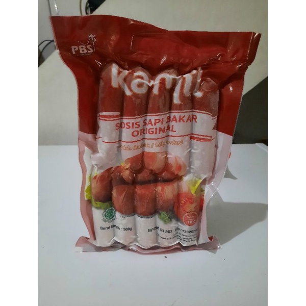 

Kamil Sosis Sapi Bakar Original Frozen 500gr/10pcs