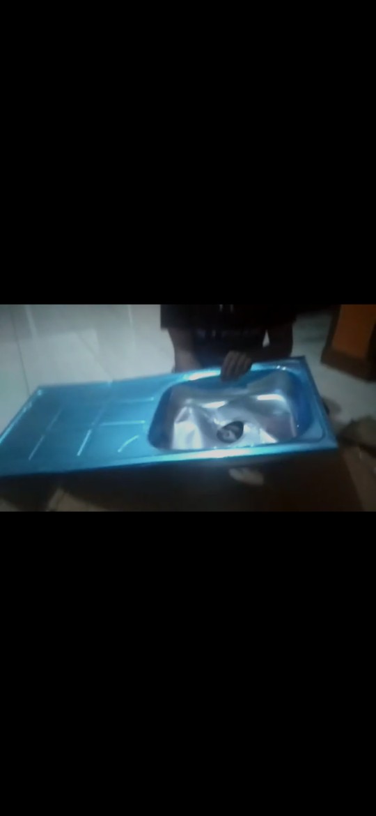 Bak Cuci Piring Stainless 96 Cm X 45 Cm & Afur Apur Saringan