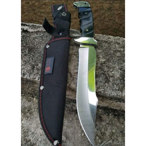 bayar ditempat pisau survival super tajam