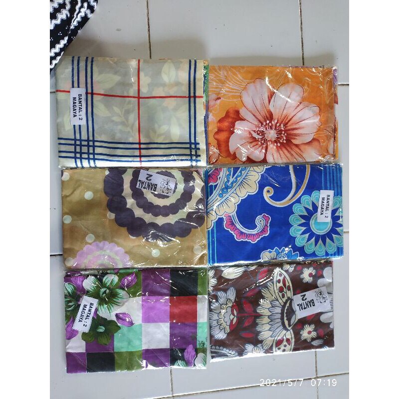 SARUNG BANTAL/GULING MAGAYA isi 1Pasang(2pcs) Bisa Pilih Warna COVER BANTAL/GULING Ukuran Standart