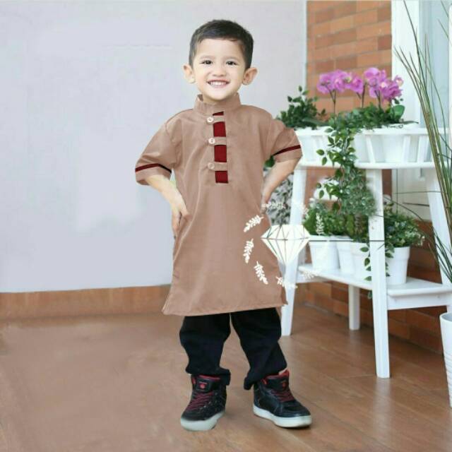 Set koko syaiful kid / set koko anak terlaris / set koko termurah / set koko kids populer/ COD koko