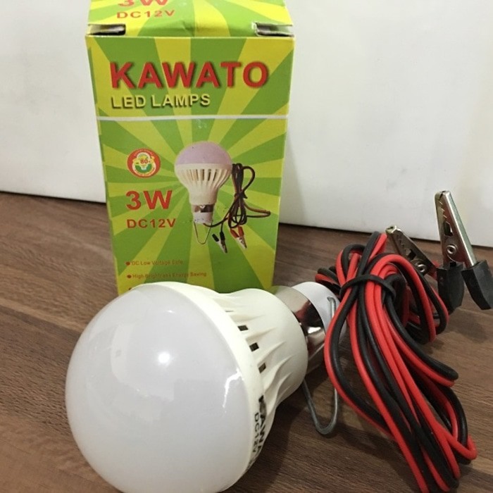 Lampu Aki Kecil 3W 3 Watt DC 12V Lampu LED