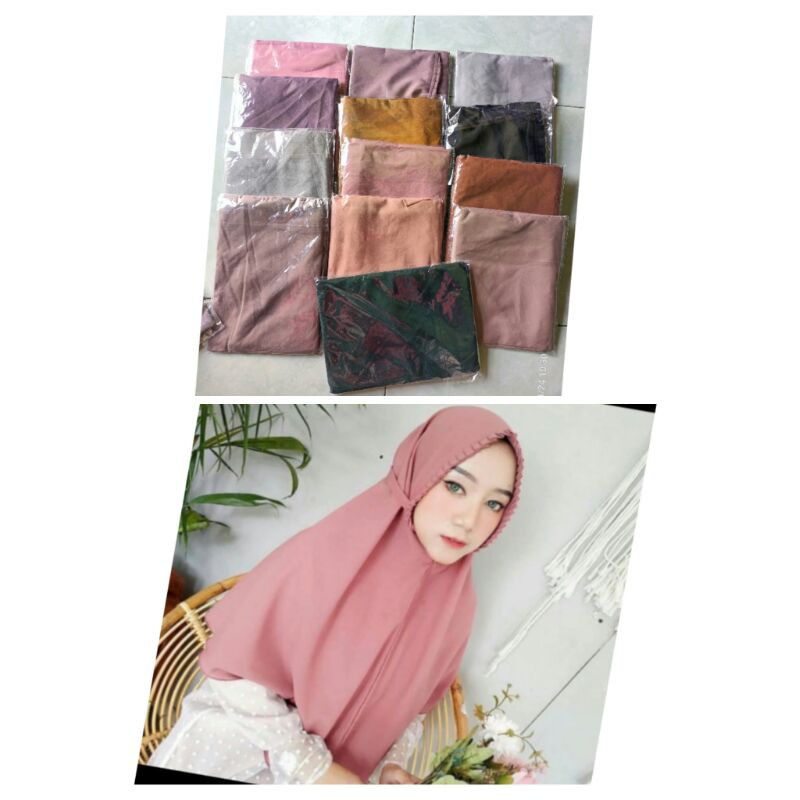 Jilbab Instan Bergo Lipit