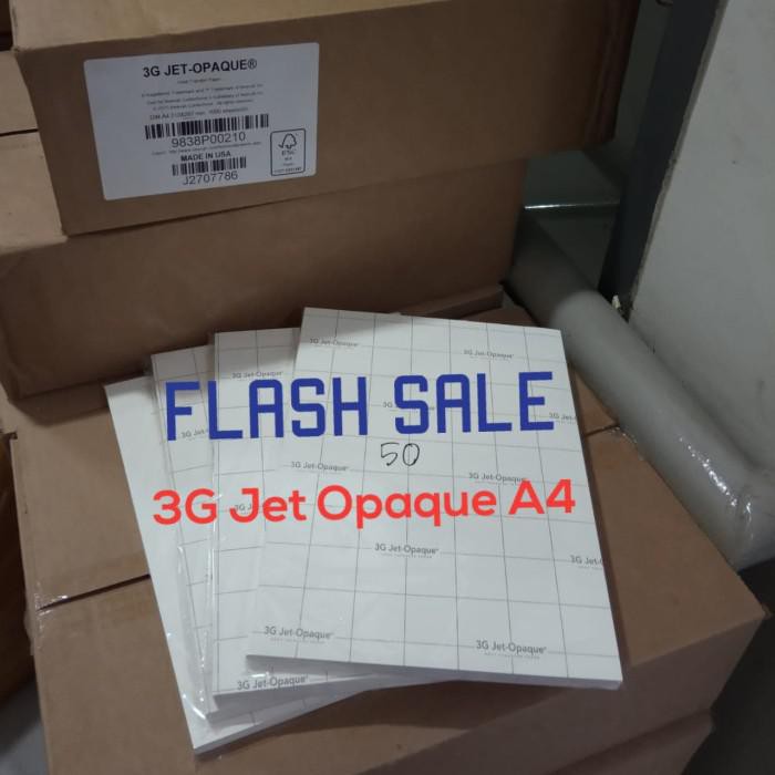 

Transfer Paper 3G Jet Opaque A4