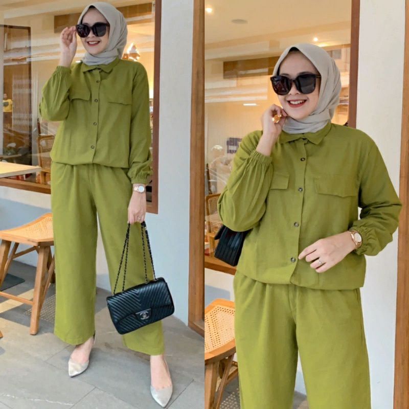 Setelan Wanita Linen Premium Products