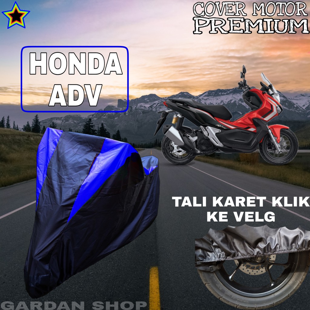 Sarung Motor HONDA ADV Hitam BIRU Body Cover Honda PREMIUM