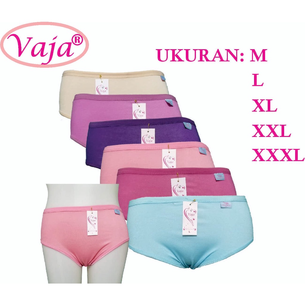 Celana dalam wanita  esse dan vaja isi 6pcs