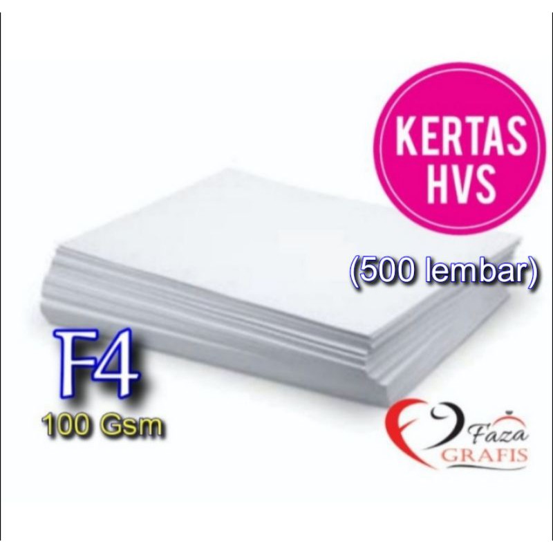 

kertas hvs F4 100gsm isi 500 lembar