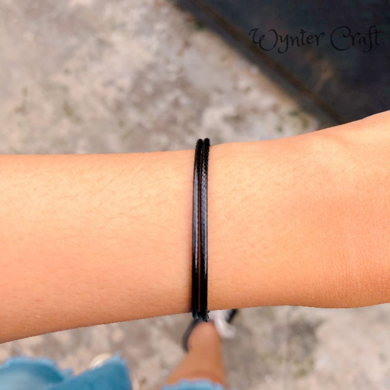 WA103 Gelang Simple Unisex Gaya Korea by Wynter Craft