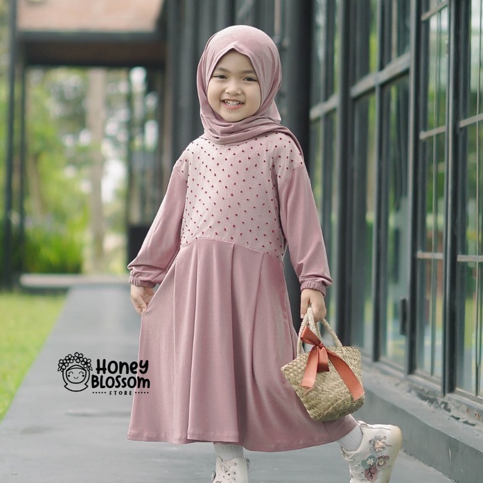 HONEYBLOSSOM gamis bayi alesha series 1-5 tahun / gamis bayi perempuan