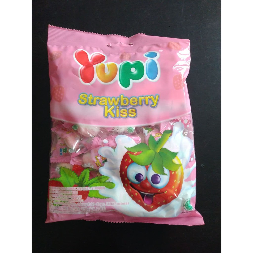 

Yupi Strawberry Kiss 120 gr