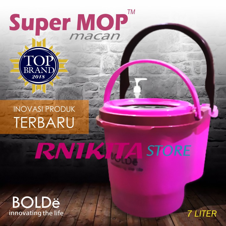 BOLDe SUPERMOP MACAN 2 IN 1 - Saringan Pengering Bisa Dilepas