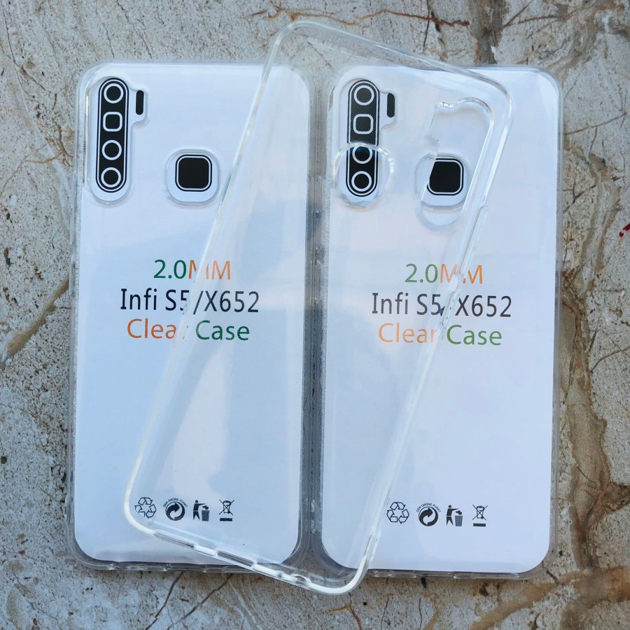 INFINIX S4 S5 S5 LITE ZERO 8 CASE HD BENING 2.00mm SOFTCASE SILIKON KARET TRANSPARAN CASING CLEAR COVER PELINDUNG BELAKANG