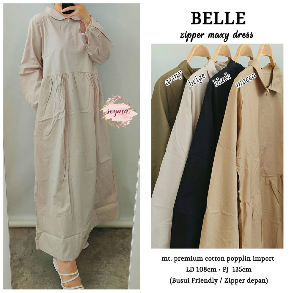 Dress Muslim Gamis Belle Maxy Dress by Seyma