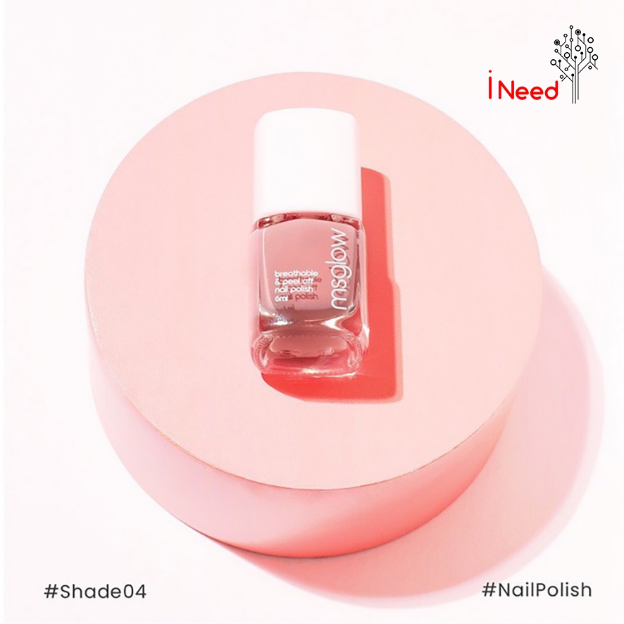 (INEED) MS GLOW NAIL POLISH PEEL OFF HALAL -1 ITEM