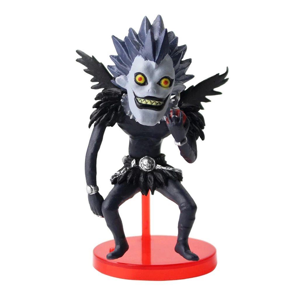 Lanfy 5pcs / set Mainan Action Figure Anime Saint Seiya Death Note Tsubasa Yugi Rem Ryuk Bahan PVC