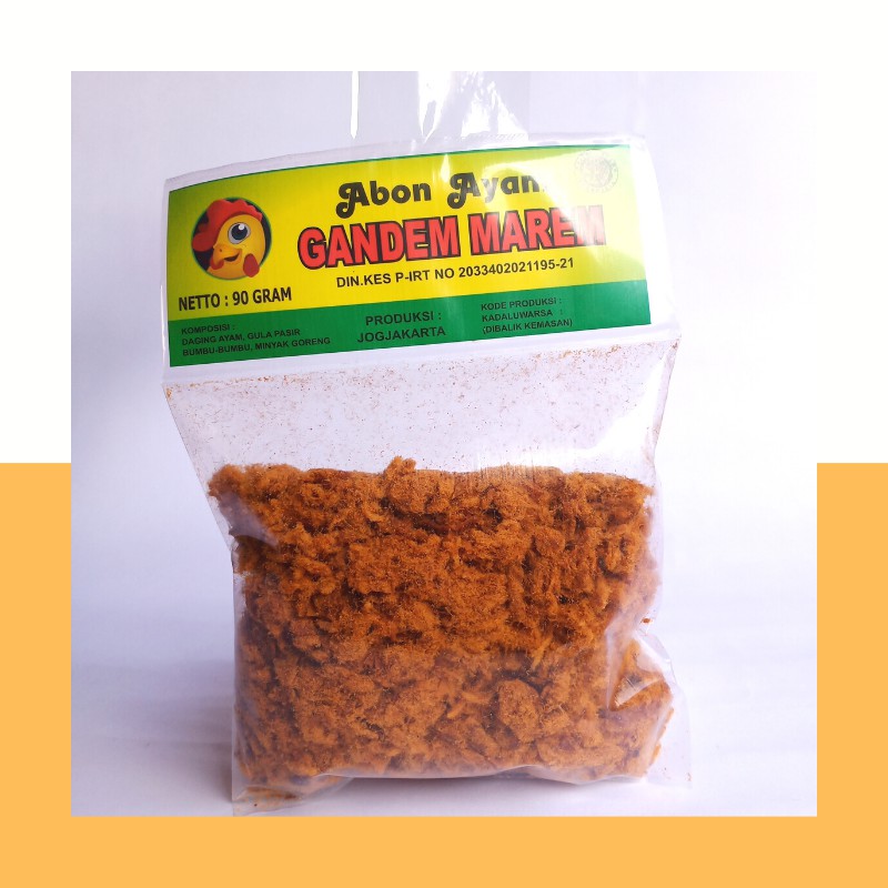 

Abon Ayam Asli NO MSG (90 GR)