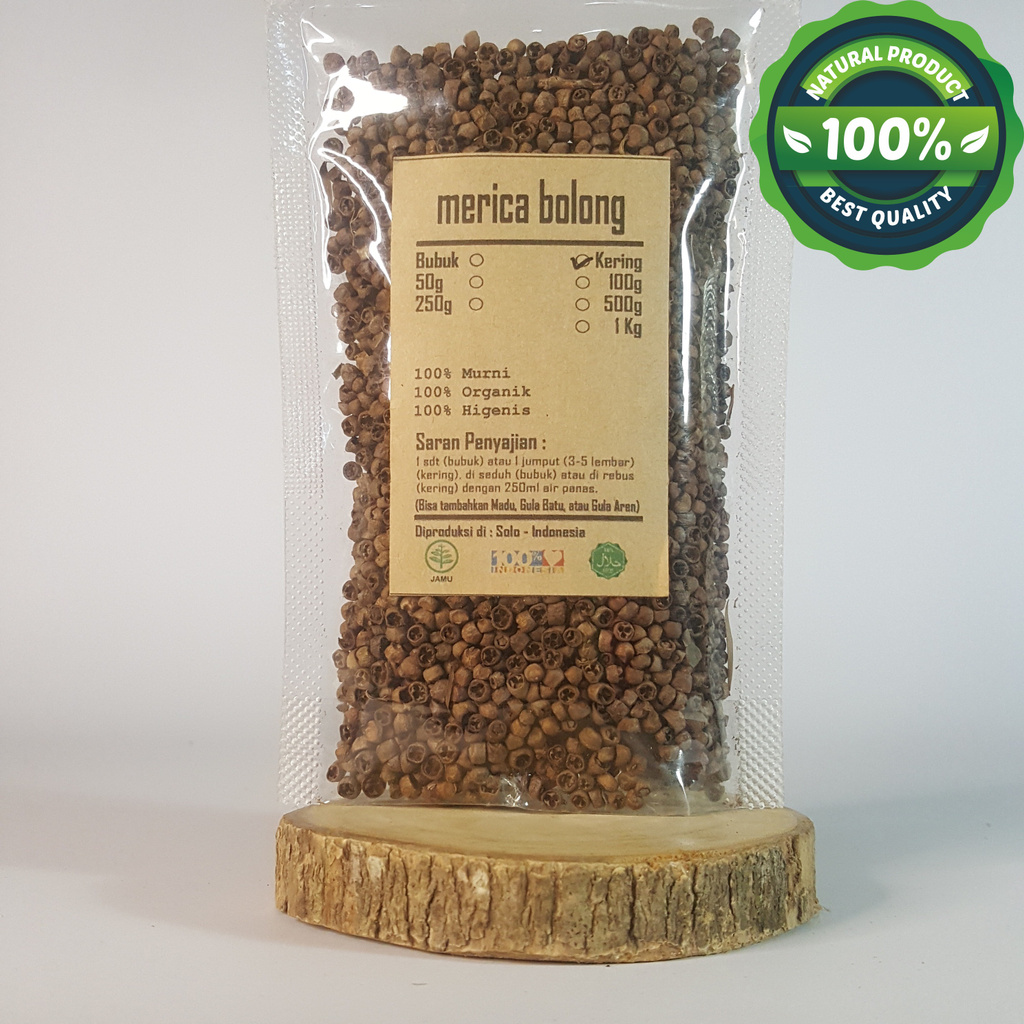 

MERICA BOLONG KERING 100 GRAM - Melaleuca Leucadendra - MURNI -