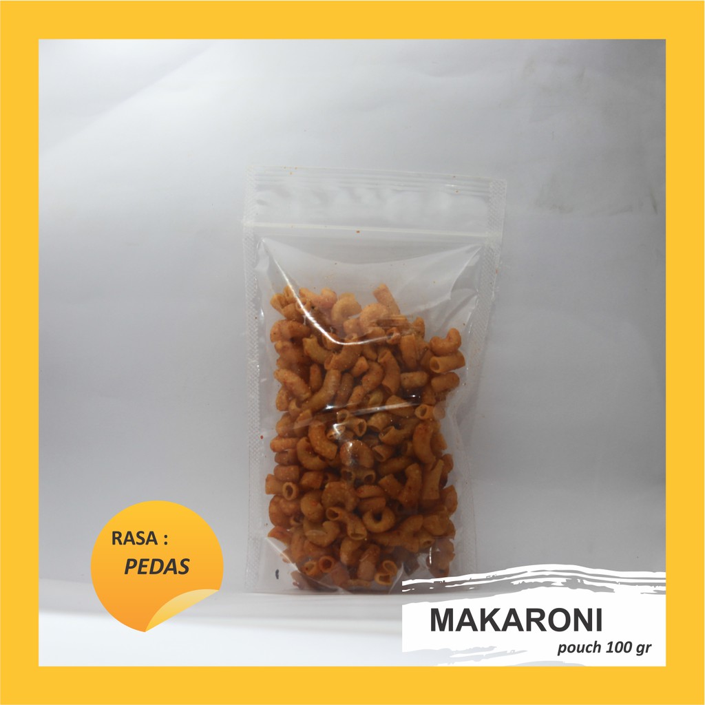 makanan ringan /makaroni/pouch 100 gram