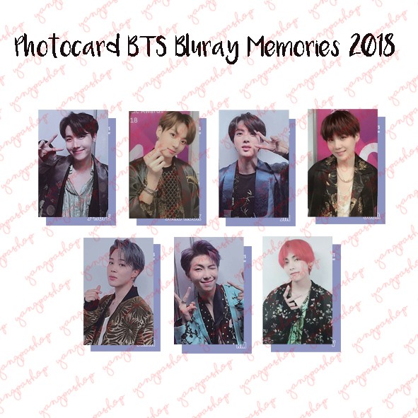 [READY / SET] BLURAY 2018 MEMORIES BTSN PHOTOCARD FAN MADE UNOFFICIAL YANGPASHOP JUNGKOOK V TAEHYUNG
