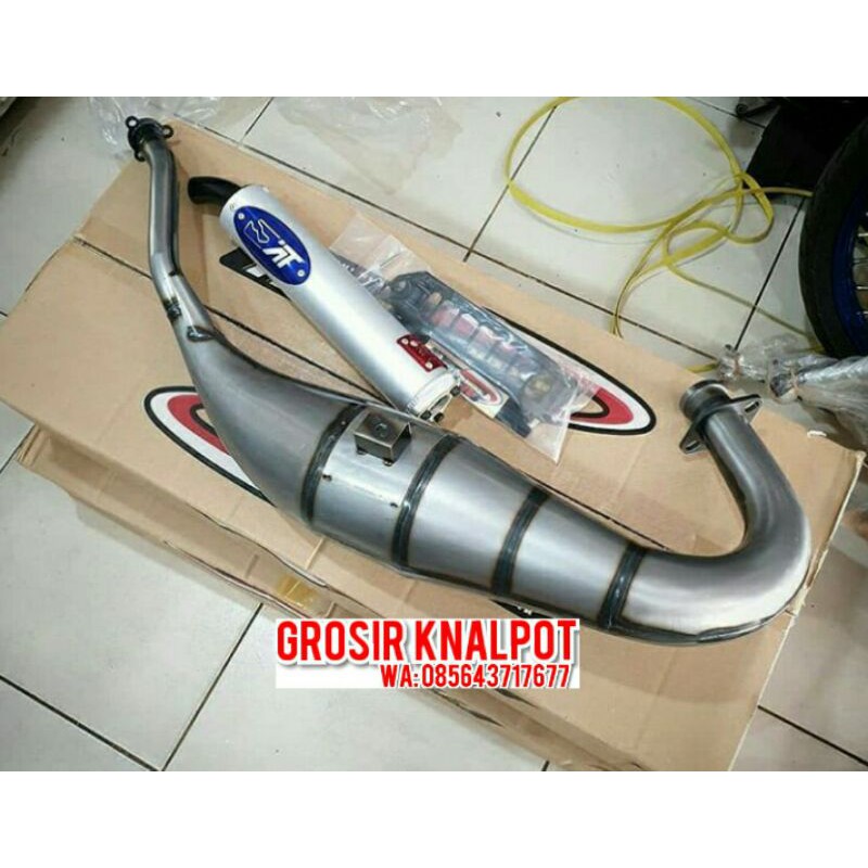 Knalpot Aitech Galvanis Original Cobra Big volume new Ninja R RR SS model CMS Big Volum Rol Pres-1